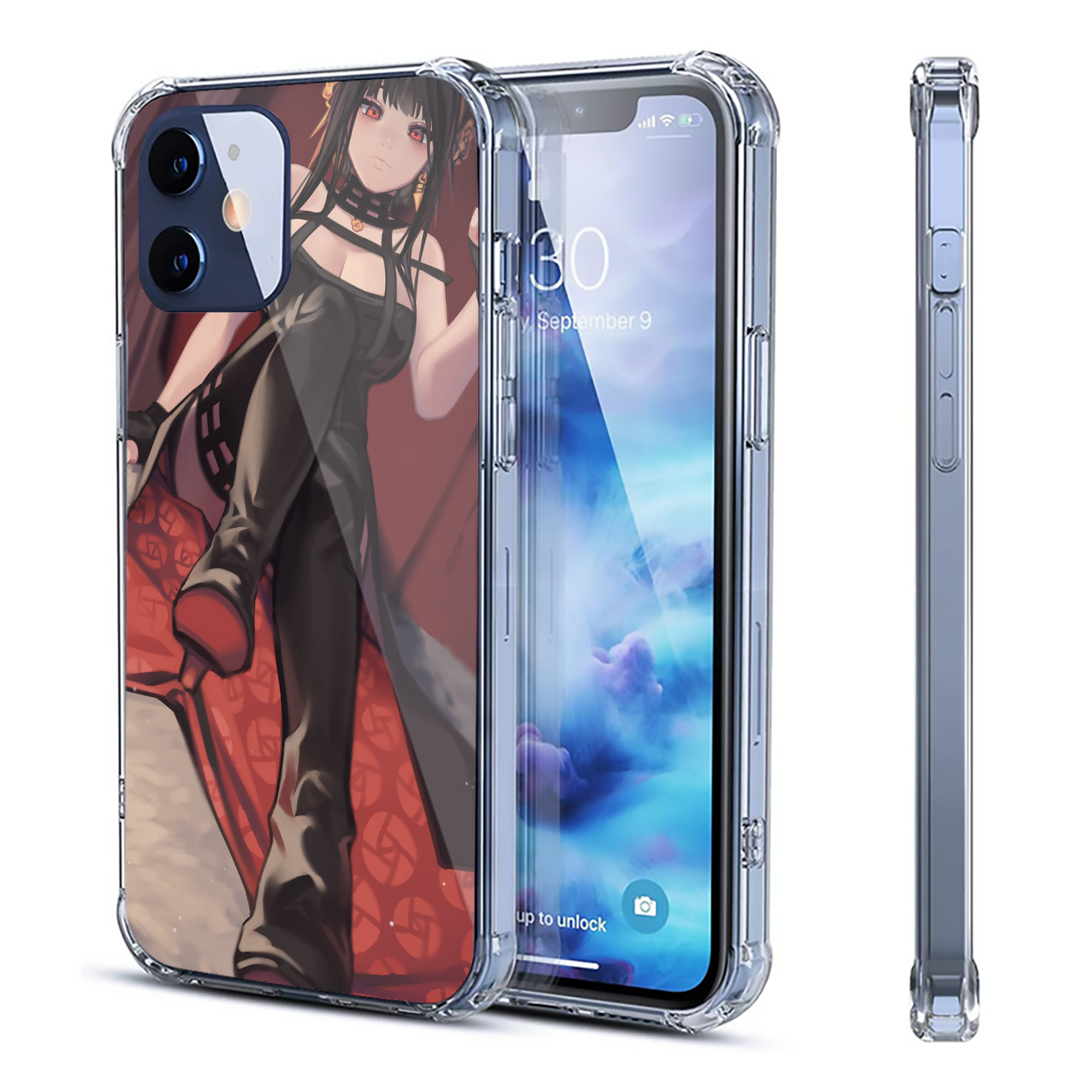 （画像用） SPY×FAMILY间谍家家酒 【iPhone 12シリーズ対応】透明スマホケース（クリアソフトケース）